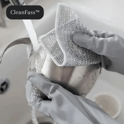 CleanFass Double Stainless Steel Scrubber - VERRANOO