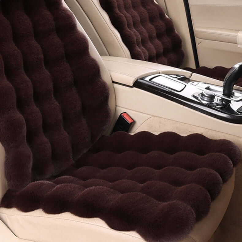 ComfySeat Luxury Thickened Plush Car Seat Cushion Set - VERRANOO