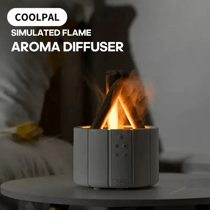 CoolPal Wood Fire Humidifier - VERRANOO