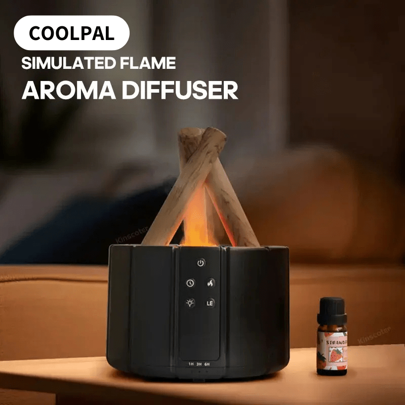 CoolPal Wood Fire Humidifier - VERRANOO