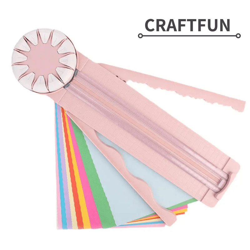 CraftFun™ 12 - in - 1 360° Rotary Circular Paper Cutter (Last Day Discount) - VERRANOO