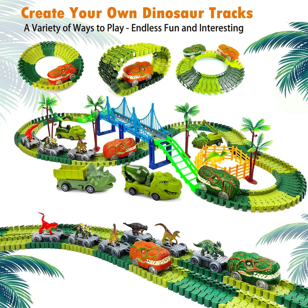 Dinosaur Race Track Set