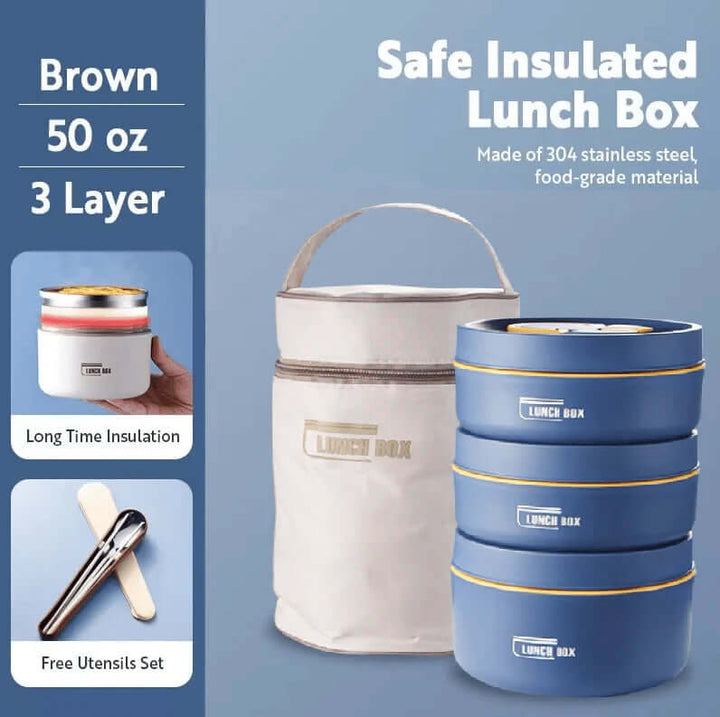 Last Day 50% OFF I SafePort™ Portable Insulated Lunch Container Set - Free Shipping!!