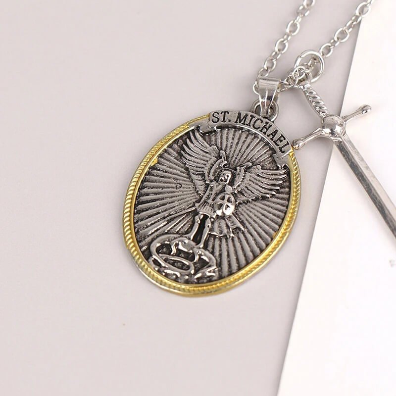 DivineGuard Archangel Michael Pendant Necklace - VERRANOO