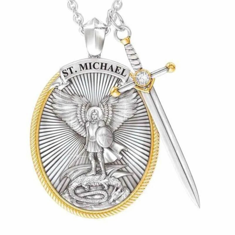 DivineGuard Archangel Michael Pendant Necklace - VERRANOO