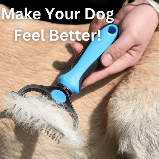 Double - Sided Undercoat Deshedder: Your Dog Will Feel Better! - VERRANOO