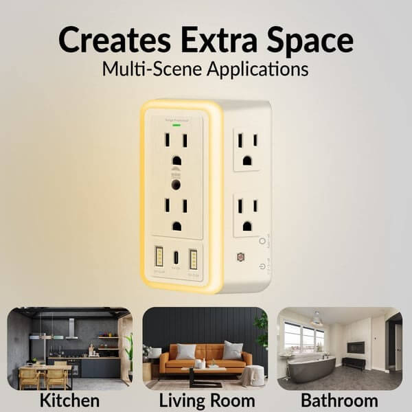 SmartPlug Multi Plug Outlet Surge Protector