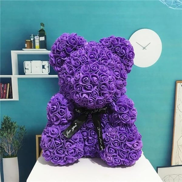 LoveLasts Eternal Love Rose Teddy Bear