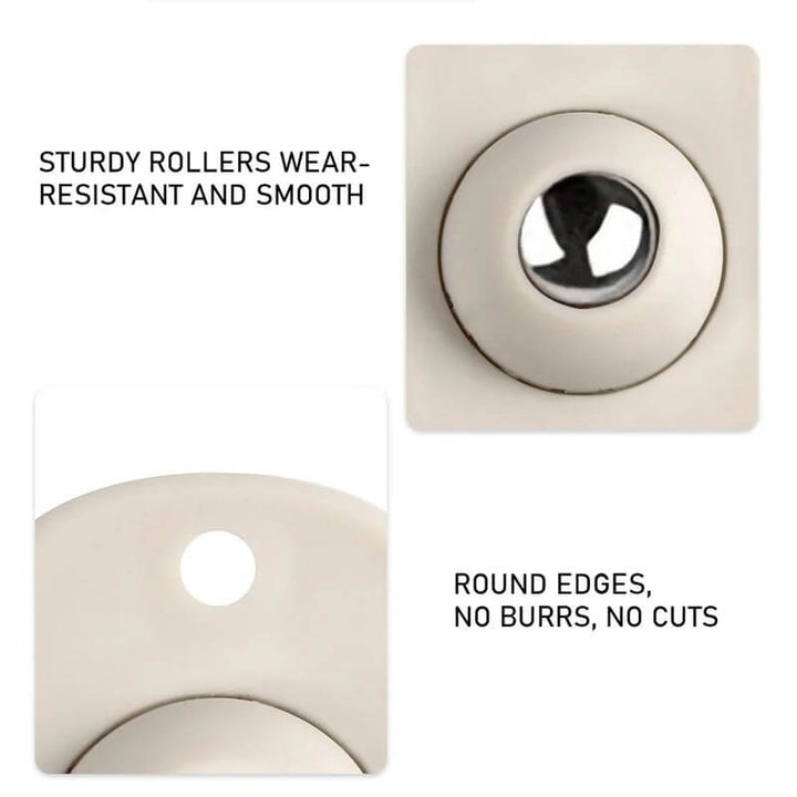 GlideEase Self-Adhesive Caster Wheels