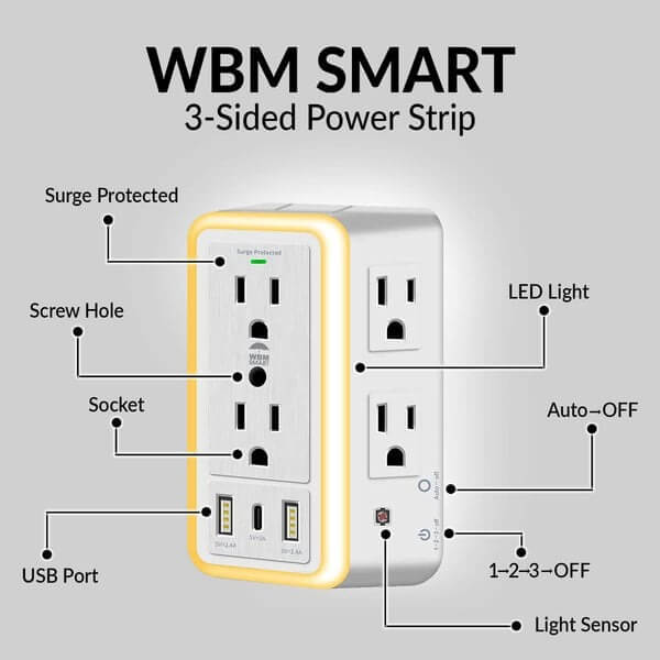 SmartPlug Multi Plug Outlet Surge Protector