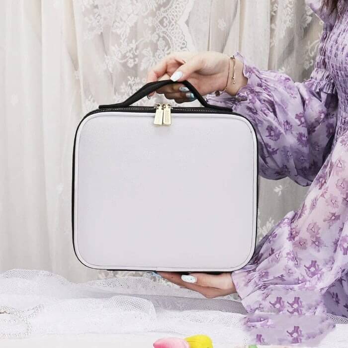 MakeUlpa Cosmetic Bag with LED Mirror