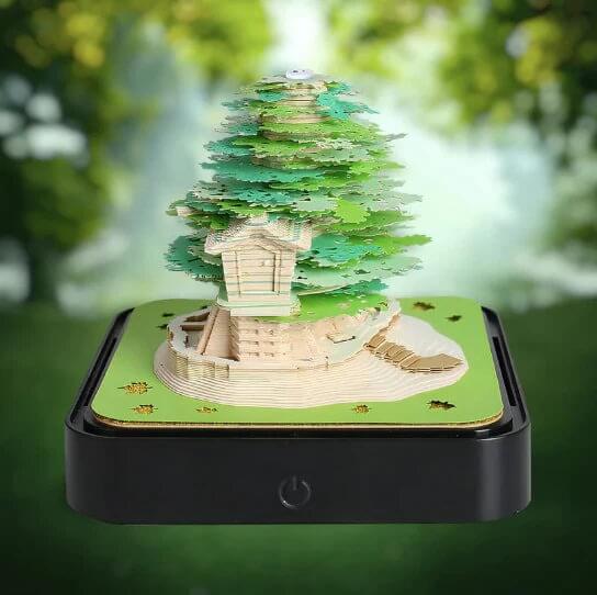 3D Sakura Tree Calendar—a harmonious blend