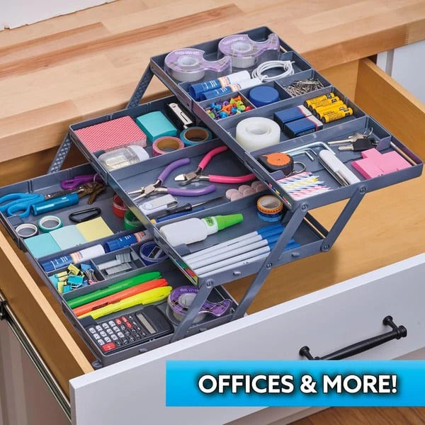 TidyNest Multi-Tier Smart Drawer Organizer