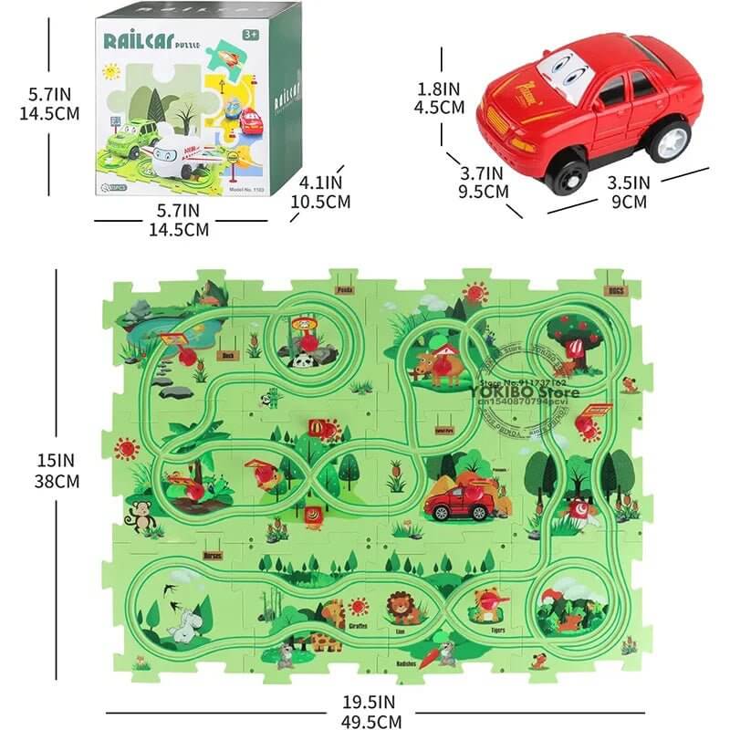 TrackMaster™ Education Puzzle Track Car - Coolpho