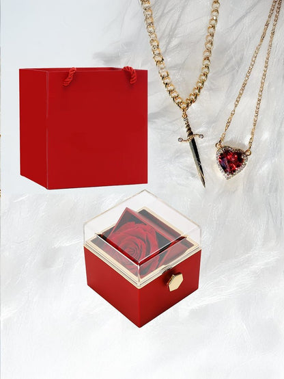 🌹 Eternal Rose Box - W/LoveKnight Necklace - VERRANOO