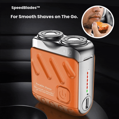SpeedBlades™ Mini Dual-Head Travel Shaver