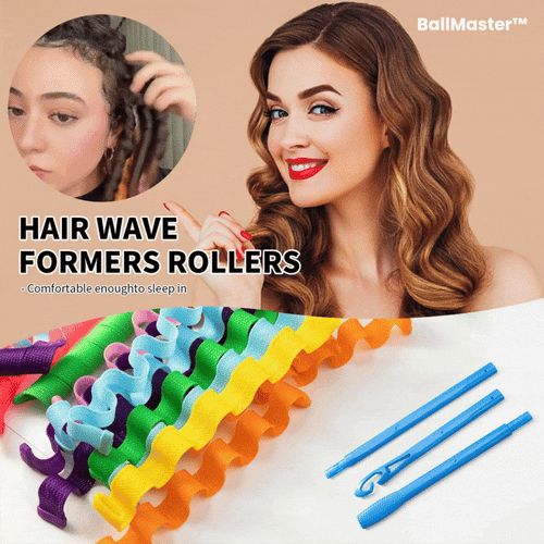 NiceCurls™ Spiral Ripple Hair Curlers (24pcs Set)