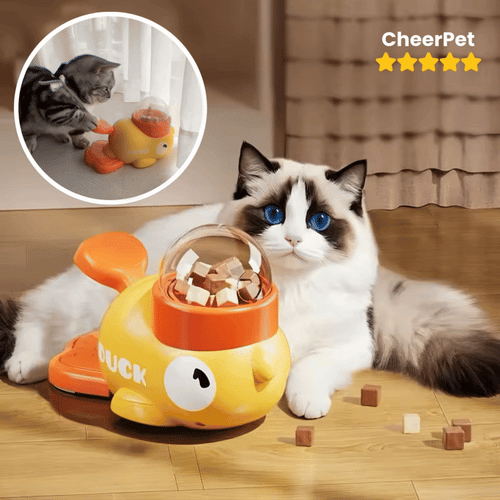 CheerPet™ Duck Treat Dispenser for Cats