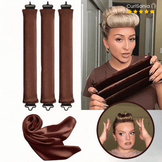 CurlSonia™ Heatless Curling Headband Set (FREE Scarf)