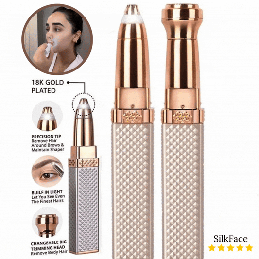 SilkFace™ 2-in-1 Precision Hair Removal Device