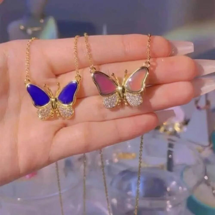 ButterPalt Color Changing Butterfly Necklace