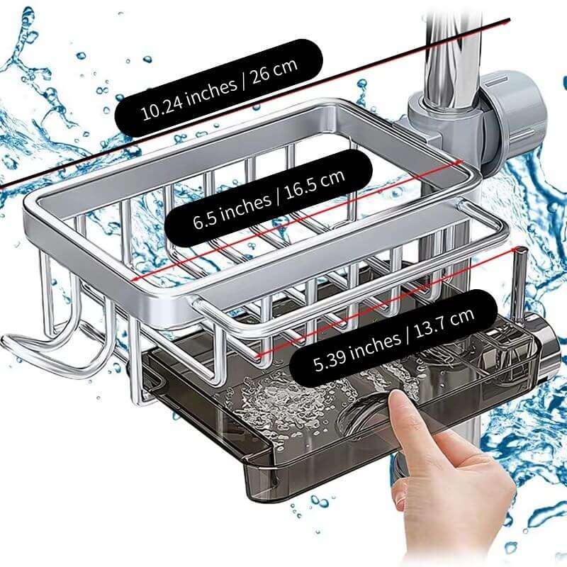 FreeSink Aluminum Sink Organizer - VERRANOO