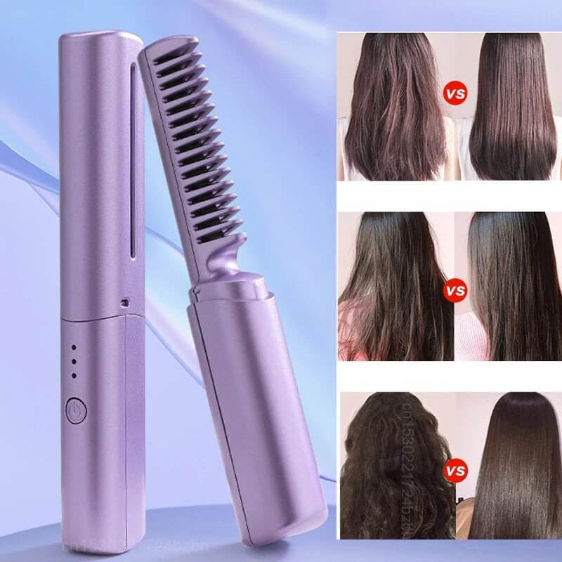 GlamWave™ Cordless Hair Straightener - VERRANOO