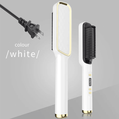 GlowEase™ Electric Hot Comb Straightener Brush - VERRANOO