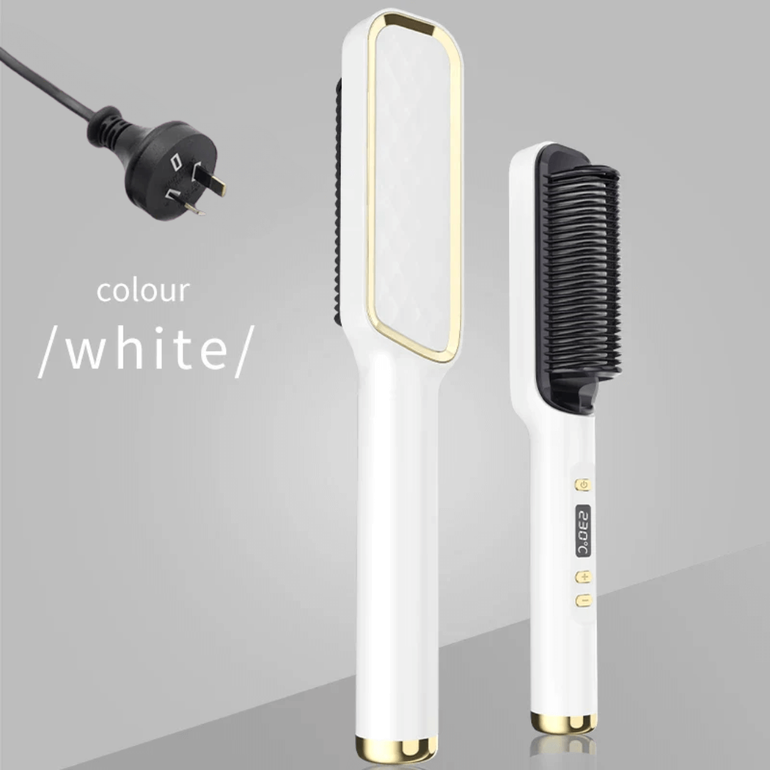 GlowEase™ Electric Hot Comb Straightener Brush - VERRANOO