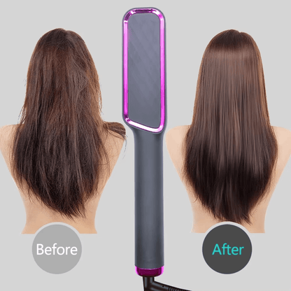 GlowEase™ Electric Hot Comb Straightener Brush - VERRANOO