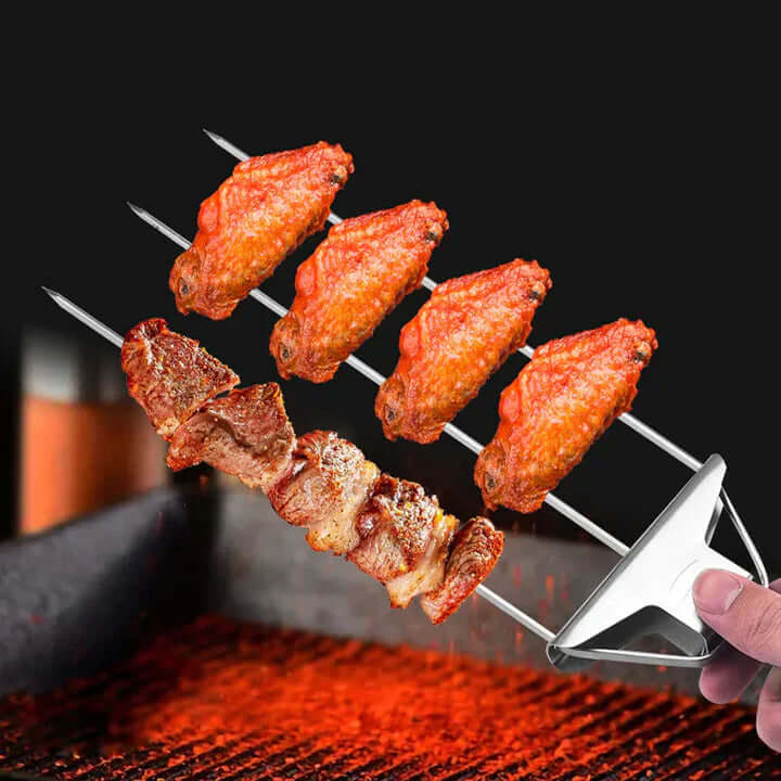 GrillBoss: Barbecue 3 Way Grill Skewer - VERRANOO