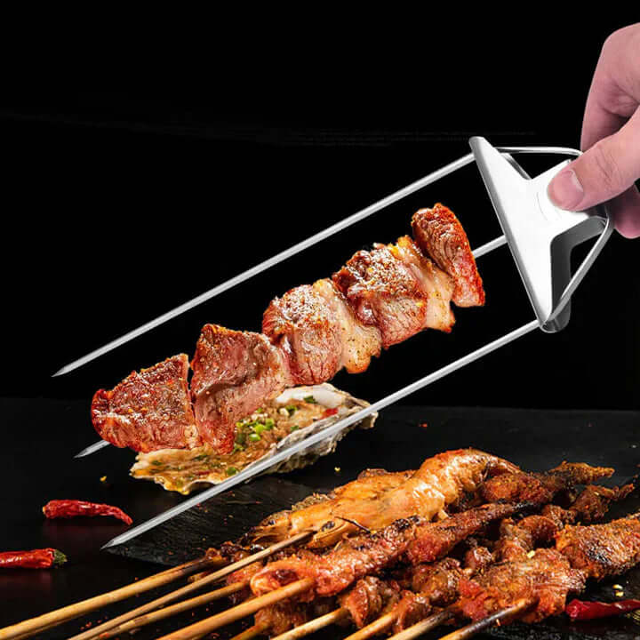 GrillBoss: Barbecue 3 Way Grill Skewer - VERRANOO