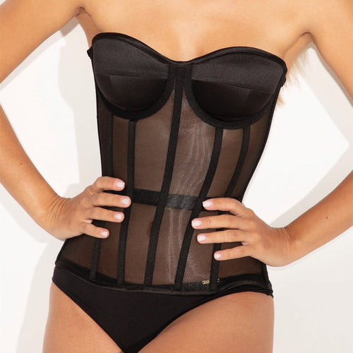 Hourglass Charm – The Ultimate Tummy Control Body Shaper & Bustier - VERRANOO