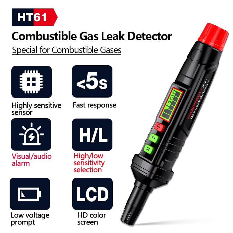 HT61 Gas Leak Detector - VERRANOO