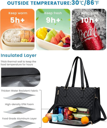 GranBag™ 2 in 1 Tote Bag Lunch Bag Combo