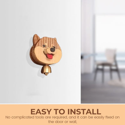 InuCharm™ Wooden Shiba Inu Wind Chime Doorbell - VERRANOO