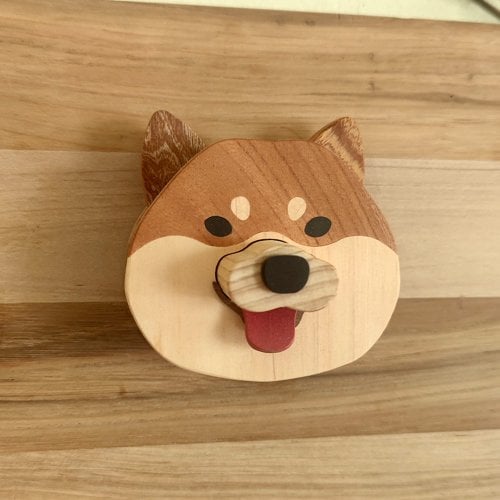 InuCharm™ Wooden Shiba Inu Wind Chime Doorbell - VERRANOO