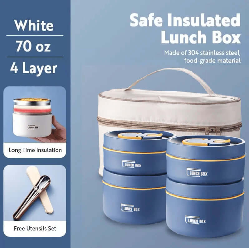 Last Day 50% OFF I SafePort™ Portable Insulated Lunch Container Set - Free Shipping!! - VERRANOO