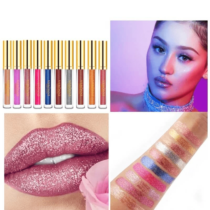 LipBeaty Metallic Liquid Diamond Glitter Lipstick - VERRANOO