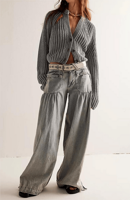 Lotus Tube Jeans – Effortless Style Meets Unparalleled Comfort - VERRANOO