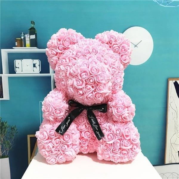 LoveLasts Eternal Love Rose Teddy Bear - VERRANOO