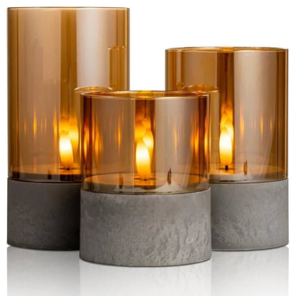 LumiGold Ambiance Candles (3 PCS) - VERRANOO