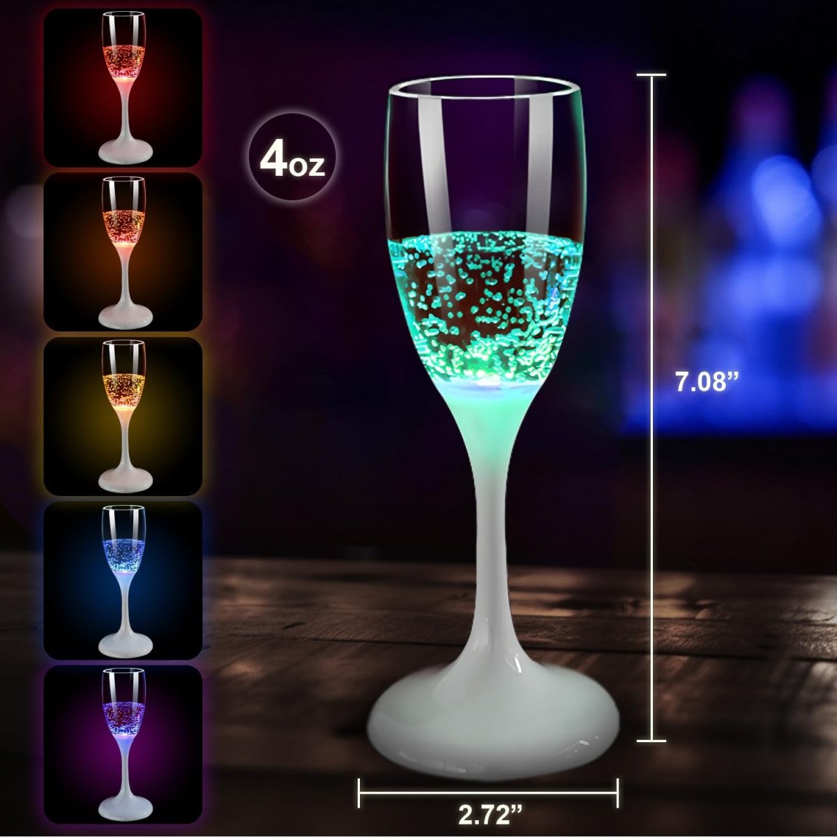 LumoSip Radiance – LED Light Up Wine & Champagne Cups - VERRANOO