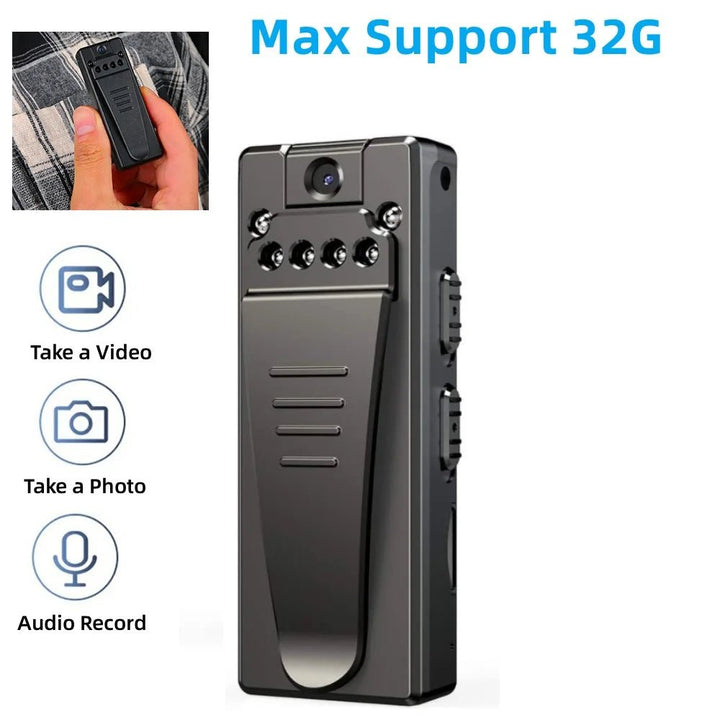 MAXVIEW 1080P Mini Body Camera - VERRANOO