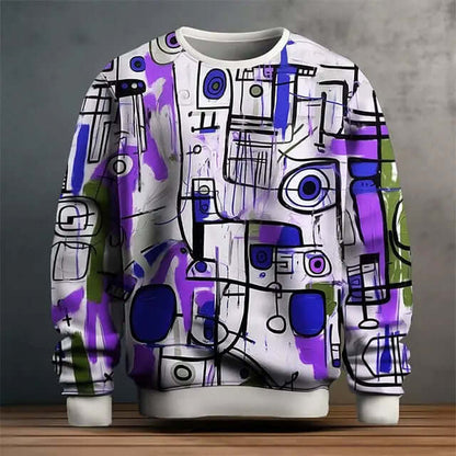 Men's Graphic 3D Sweatshirt - VERRANOO