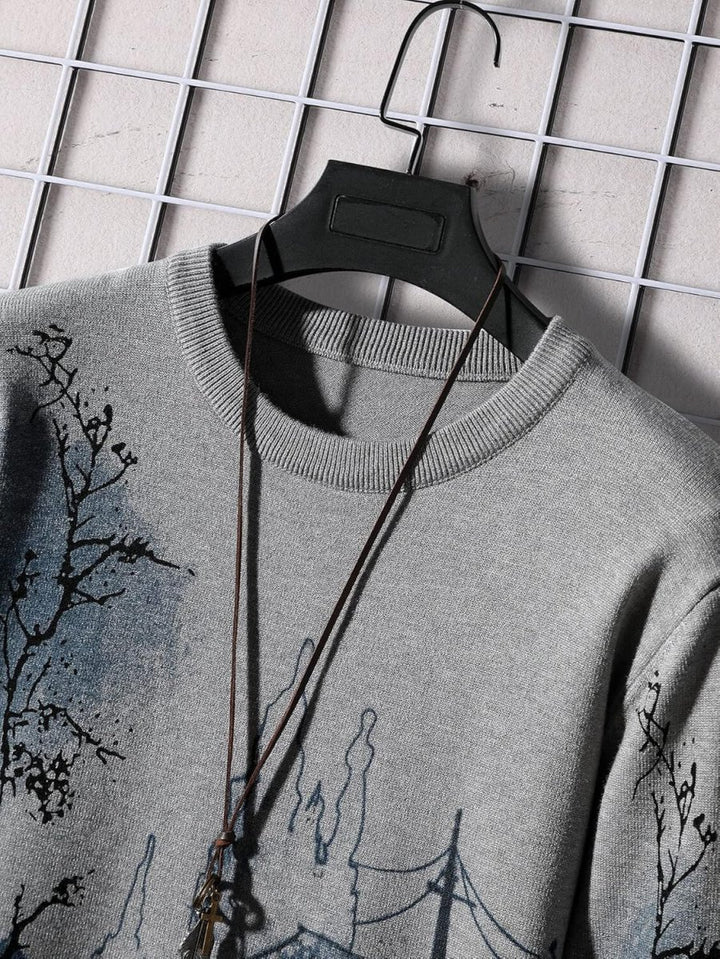 Men’s Ink Art Long - Sleeve Sweater - Free Shipping + 50% OFF!! - VERRANOO