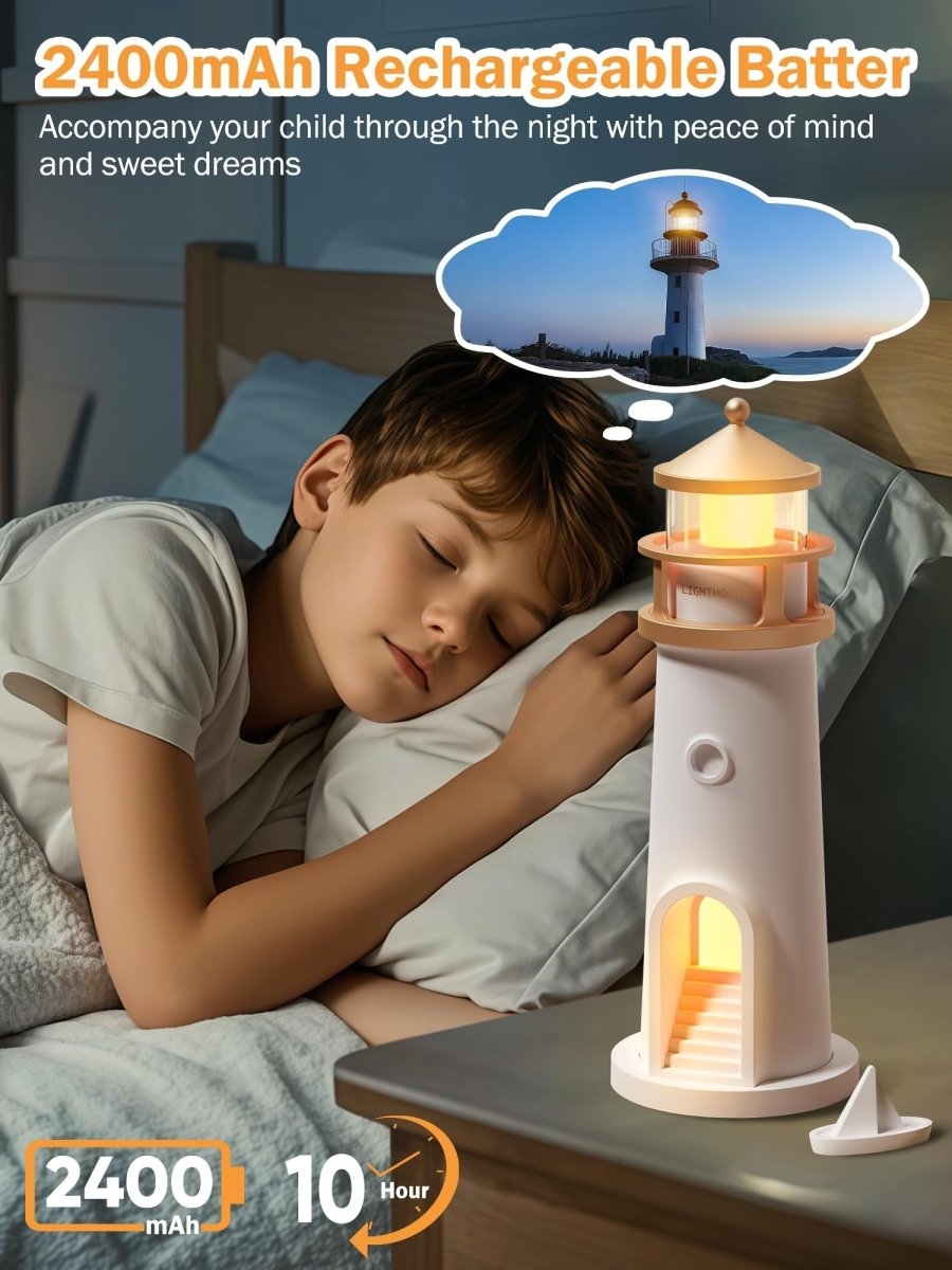 MoonBeam Lighthouse Night Light - VERRANOO