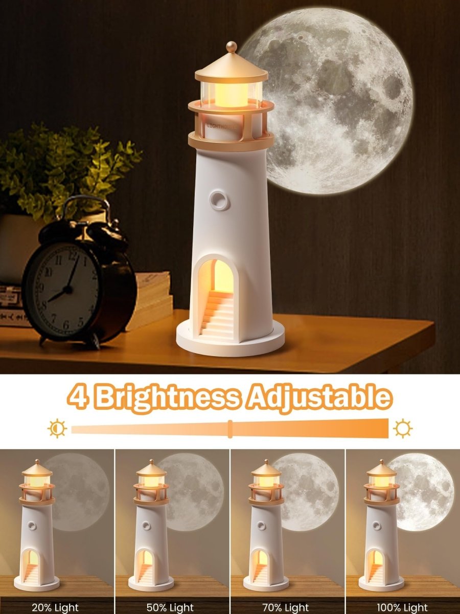 MoonBeam Lighthouse Night Light - VERRANOO