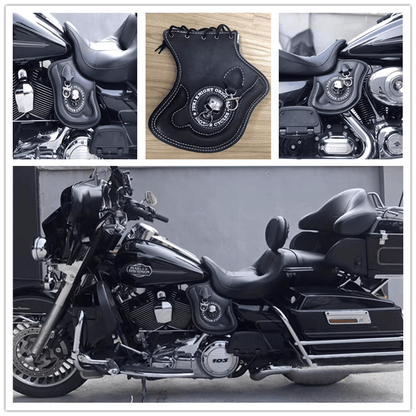 MotoShield Pro Leather Side Saddle Heat Shield Deflector - VERRANOO