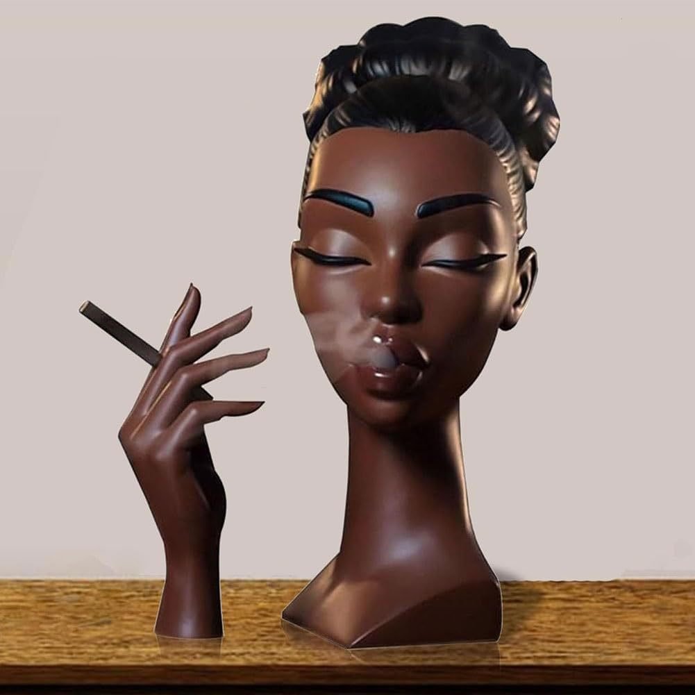 MystiAura Black Woman Incense Burner - VERRANOO